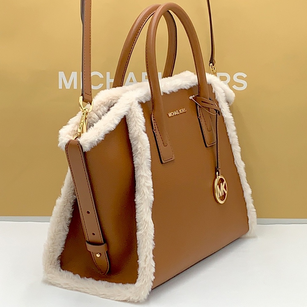 MICHAEL KORS AVRIL LARGE TOP ZIP SATCHEL LUGGAGE - Picture 2 of 16